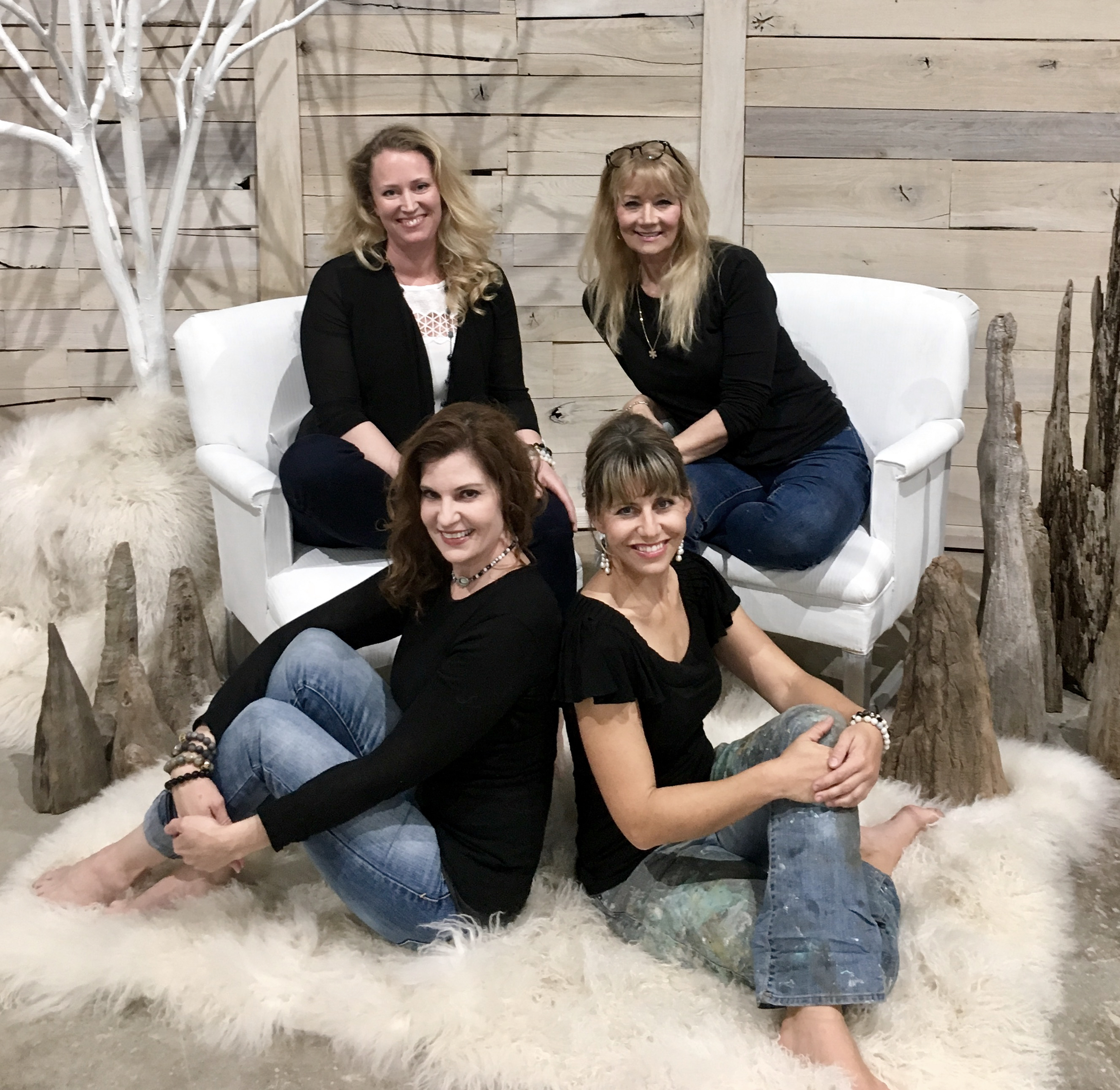 Clockwise from top left- Mary Redmann, Polli Youngbeck, Sarah Stewart and Melissa Mercer Brown.