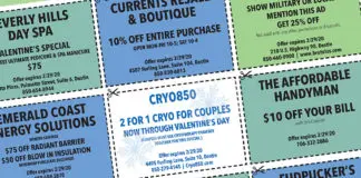 Cover COUPONS 2 Destin Life 2020 Feb