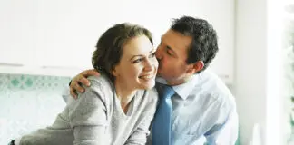 happy couple - loving feeling
