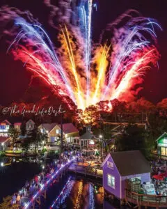 Baytowne Fireworks Colorful