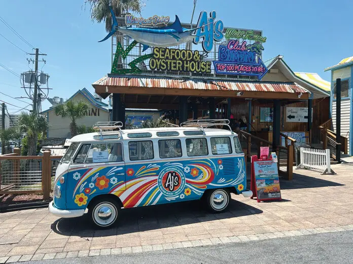 AJs building and bus