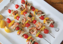 Beach Eats Shrimp Skewers