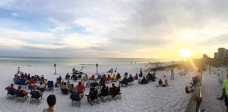Beach Church Service