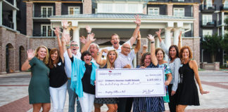 Destin Charity Wine Check Presentation