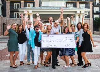 Destin Charity Wine Check Presentation