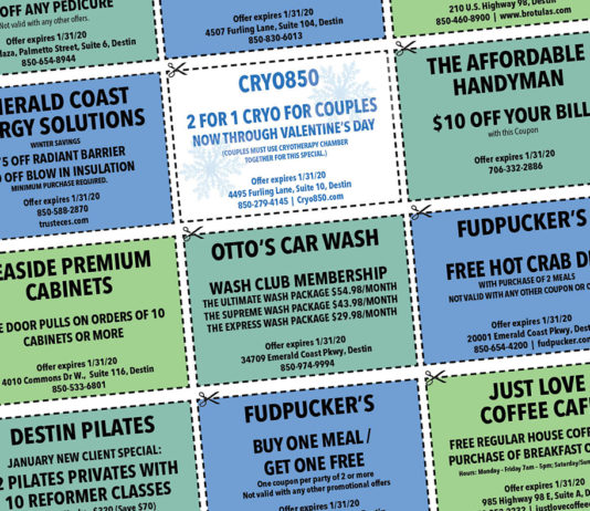 Destin LIfe 2020 Jan coupons2