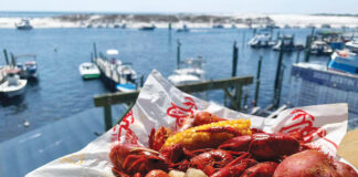 AJs Crawfish with a view