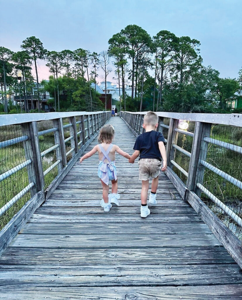 Baytowne Kids on bridge