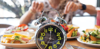 Interment fasting food and clock