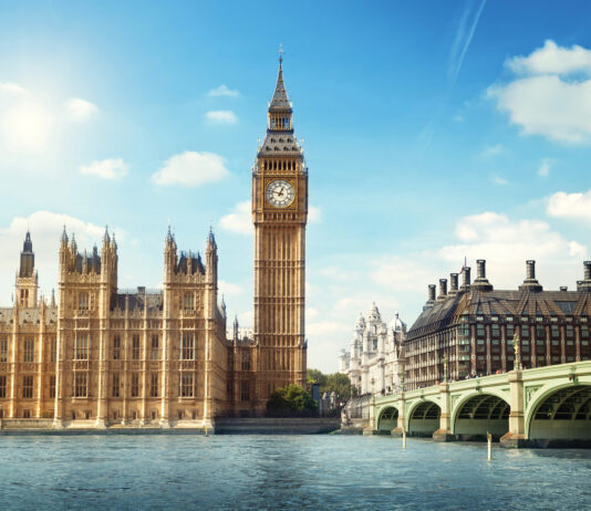 Big Ben in sunny day, London