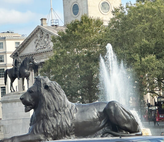 Travel Trafalgar Square Lion 2023