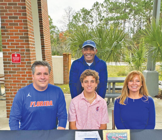 Seacoast Jonah Kirspel with Family and Coach Parker