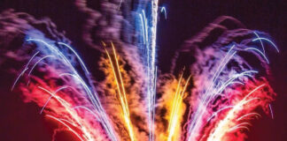 Baytowne Fireworks Colorful