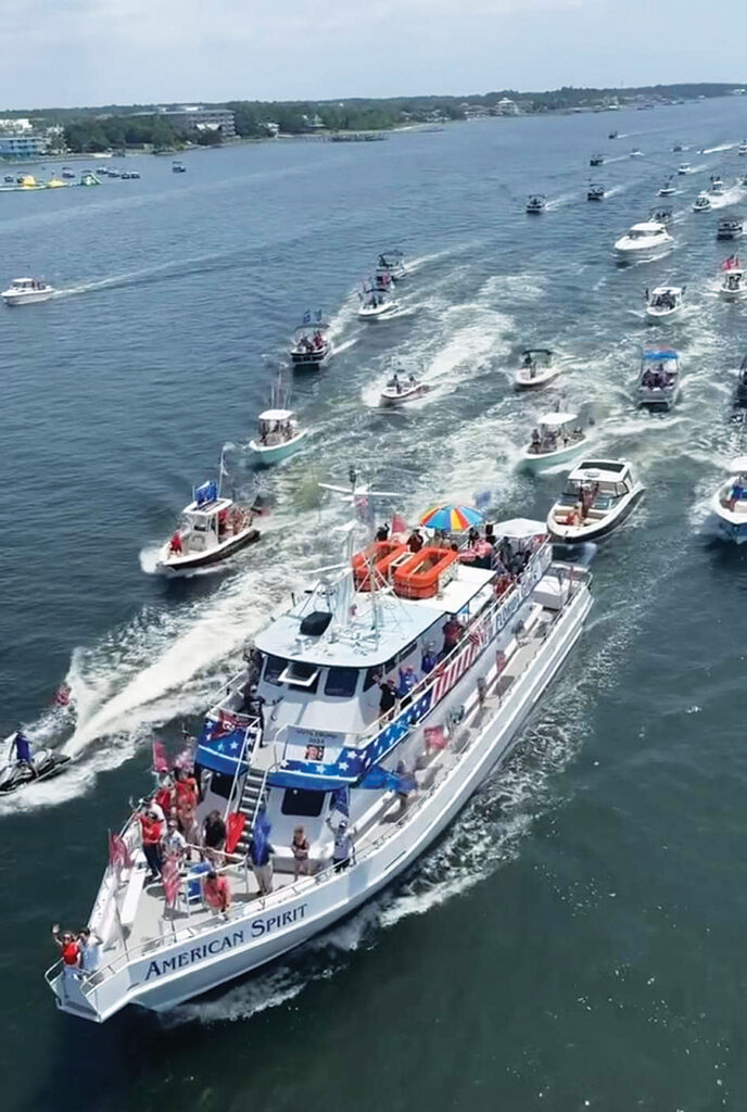 Trump Boat Parade FWB