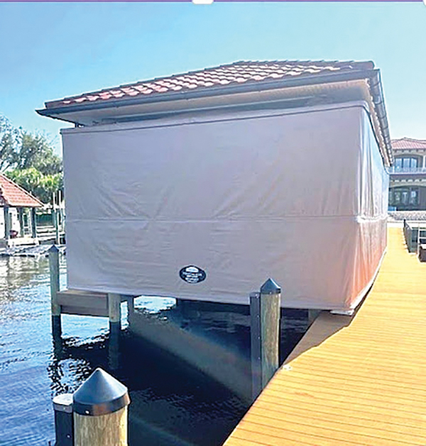 Touchless Boat Cover