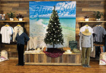 Blue Bay Lifestyle Mens Clothes and Tree