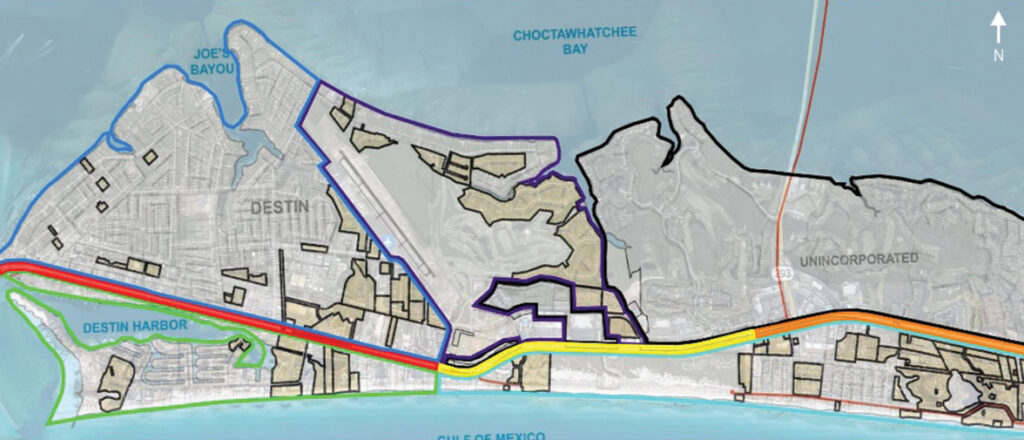 Destin map