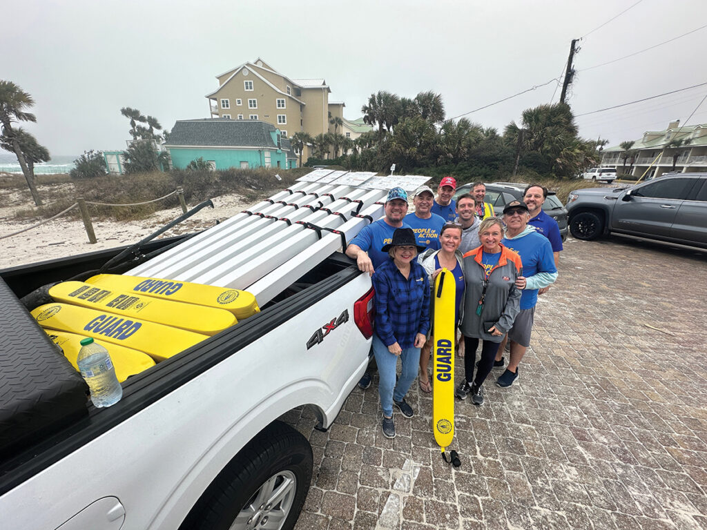 Beach safety, community