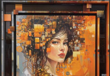 Mosaic of Memories - Abstract Portrait Clint Eagar Design