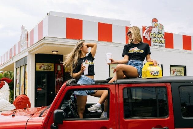 3 CRISPY CAJUN JEEP GIRLS