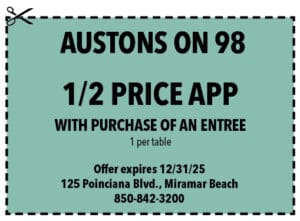 Destin Life Coupons 2025 Austons on 98