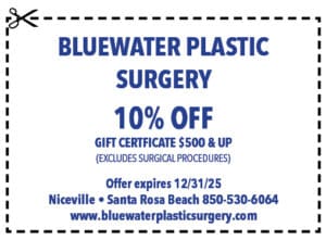 Destin Life Coupons 2025 Dec Bluewater Plastic 2