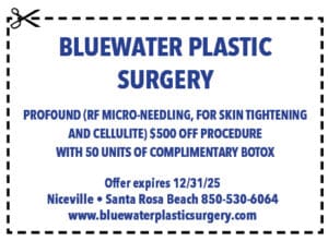 Destin Life Coupons 2025 Dec Bluewater Plastic
