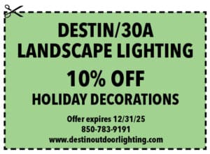 Destin Life Coupons 2025 Dec Lighting